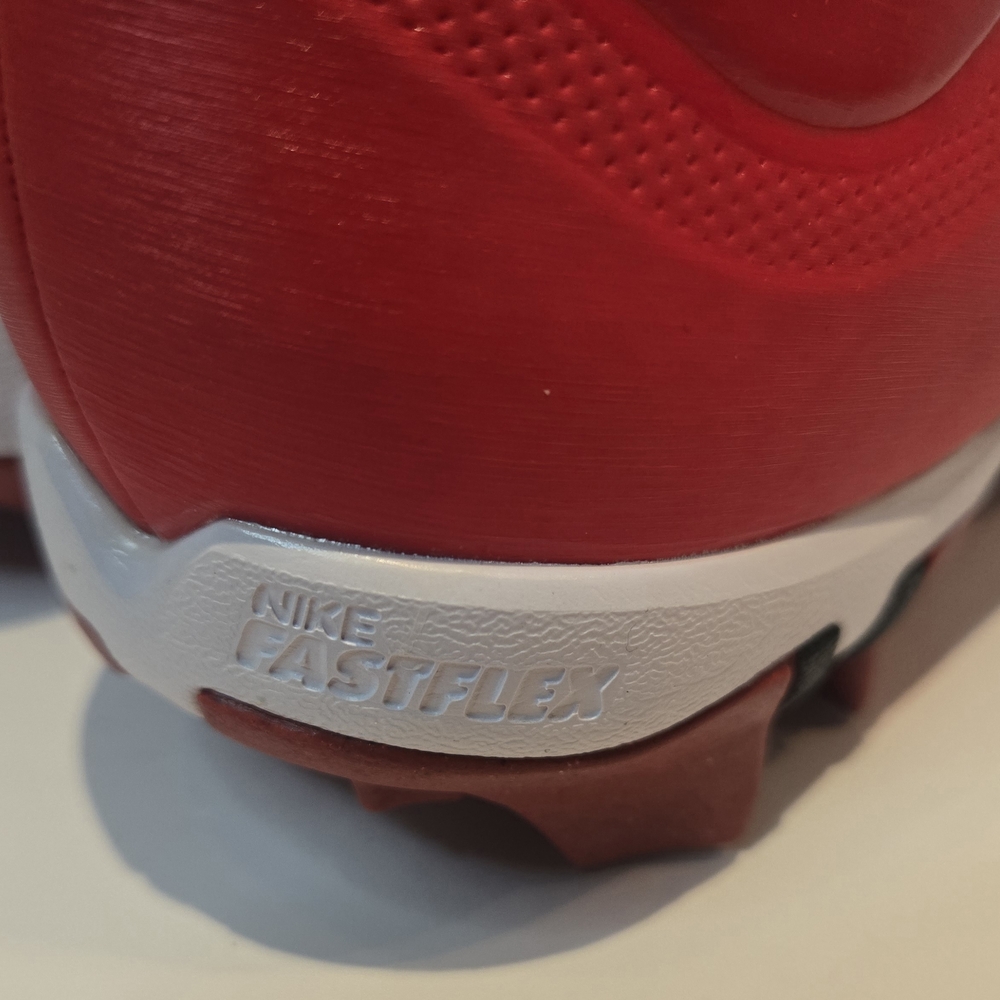 Nike Womens' Red Hyperdiamond 4 Softball Cleats NEW - Picture 6 of 7